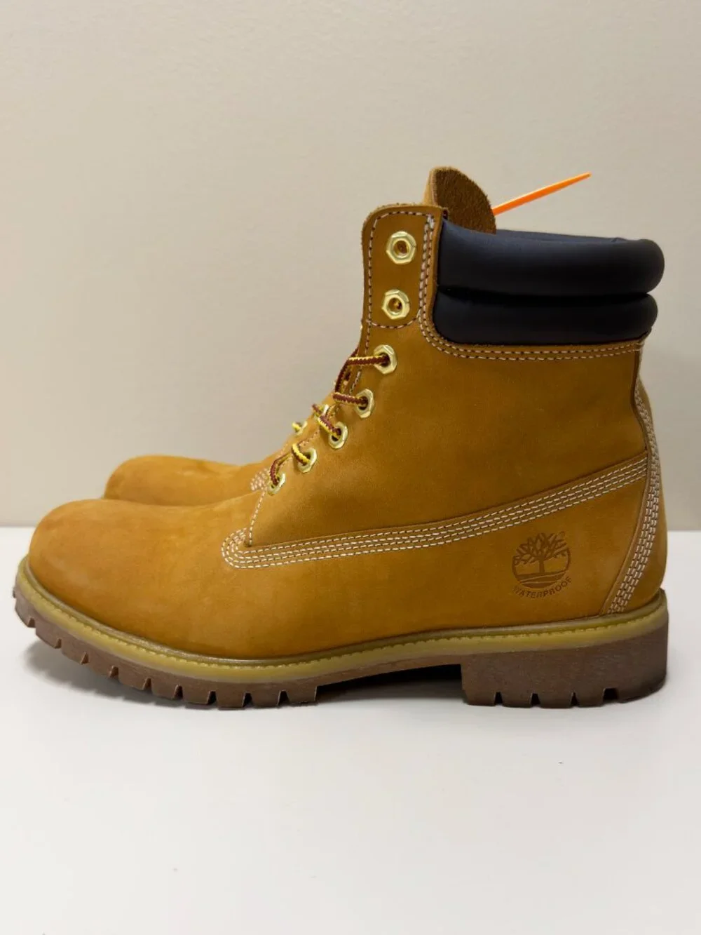 Timberland Boots 6-Inch Men’s 10 Premium Double Collar Wheat 73540